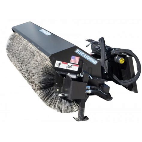 best type of skid steer broom to use|skid steer rotary broom.